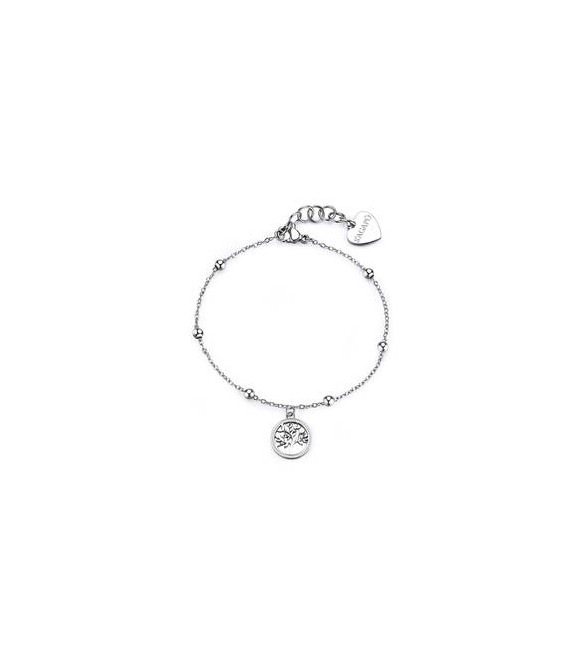 Bracciale Gioielli S\'agapò Witch in acciaio con albero della vita SWH20