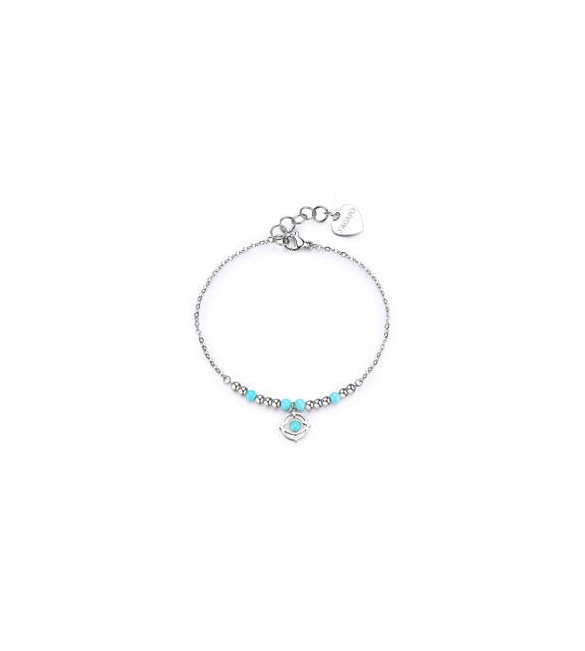 Bracciale Gioielli S\'agapò Witch in acciaio con evil eye SWH11