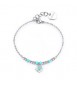 Bracciale Gioielli S\'agapò Witch in acciaio con evil eye SWH11