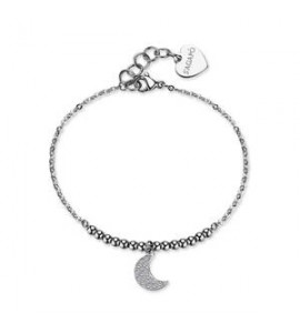 Bracciale Gioielli S\'agapò Witch in acciaio con luna SWH13