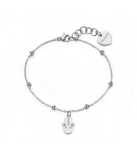 Bracciale Gioielli S\'agapò Witch in acciaio con mano di Fatima SWH17