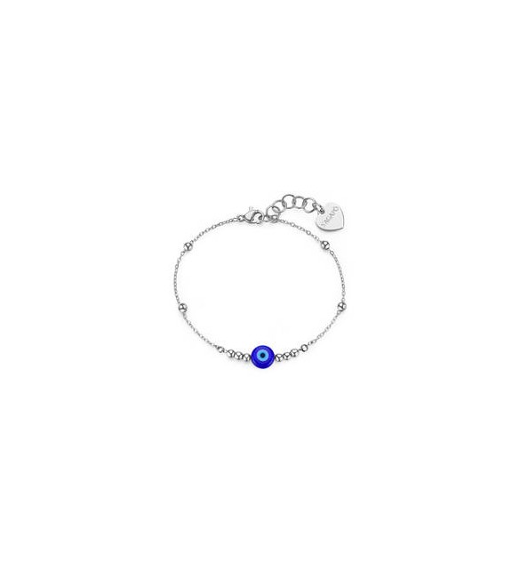Bracciale Gioielli S\'agapò Witch in acciaio con occhio di Nazar SWH15
