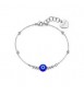 Bracciale Gioielli S\'agapò Witch in acciaio con occhio di Nazar SWH15