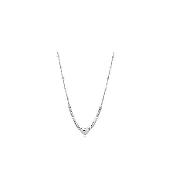 Collana Donna Gioielli Sagapò Stellar in acciaio Cuore SSE10