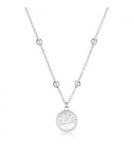 Collana Gioielli S\'agapò Witch in acciaio con albero della vita SWH10