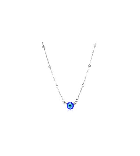 Collana Gioielli S\'agapò Witch in acciaio con occhio di Nazar SWH05