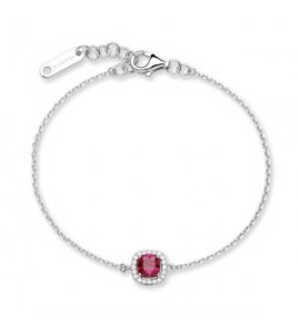 Bracciale Gioielli Fancy by Brosway in argento zircone rosso FPR133