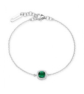 Bracciale Gioielli Fancy by Brosway in argento zircone verde smeraldo FLG139