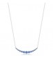 Collana Gioielli Fancy by Brosway in argento centrale zirconi blu FFB119