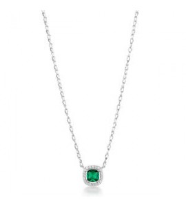 Collana Gioielli Fancy by Brosway in argento zircone verde smeraldo FLG136