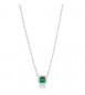 Collana Gioielli Fancy by Brosway in argento zircone verde smeraldo FLG136
