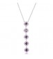 Collana Gioielli Fancy by Brosway in argento zirconi ametista FMP122