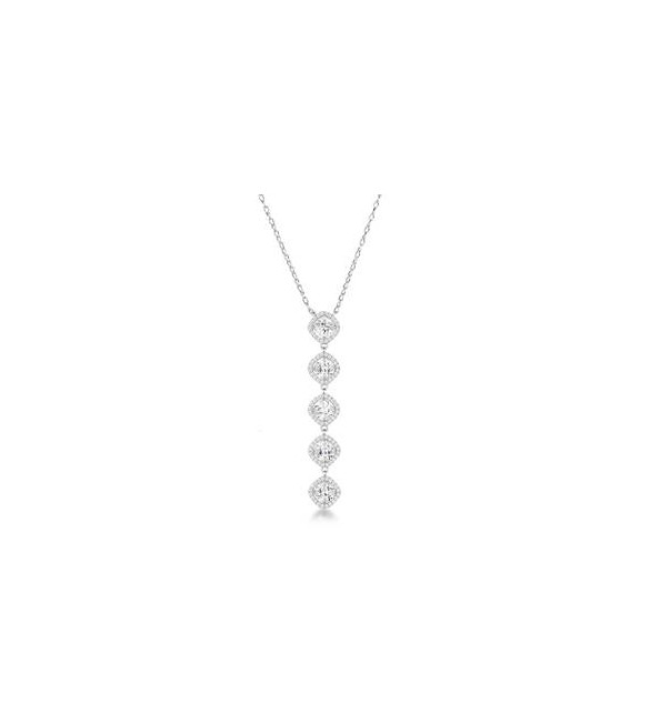 Collana Gioielli Fancy by Brosway in argento zirconi bianchi FIW156