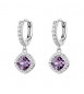 Orecchini cerchietto Gioielli Fancy by Brosway in argento zircone ametista FMP125
