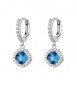 Orecchini cerchietto Gioielli Fancy by Brosway in argento zircone blu FFB128