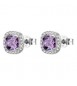 Orecchini Donna Gioielli Fancy by Brosway in argento zircone ametista FMP124