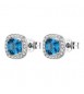 Orecchini Donna Gioielli Fancy by Brosway in argento zircone blu FFB127