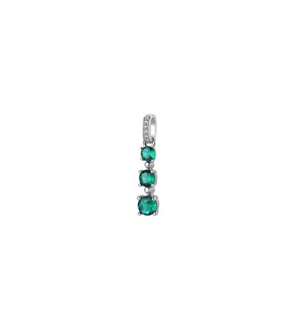 Pendente Gioielli Fancy by Brosway in argento zirconi verde smeraldo FLG131