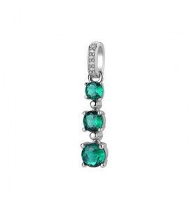 Pendente Gioielli Fancy by Brosway in argento zirconi verde smeraldo FLG131