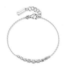 Bracciale Gioielli Fancy by Brosway in argento centrale zirconi bianco FIW151