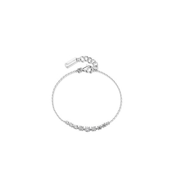 Bracciale Gioielli Fancy by Brosway in argento centrale zirconi bianco FIW151