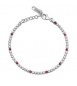 Bracciale Tennis Gioielli Fancy by Brosway in argento zircone rosso bianco FPR131