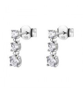 Orecchini Pendenti Donna Gioielli Fancy by Brosway in argento zircone bianco FIW152