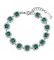 Bracciale Gioielli Fancy by Brosway in argento zirconi verde smeraldo FLG140