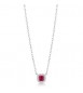 Collana Gioielli Fancy by Brosway in argento zircone rosso FPR132