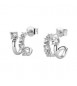 Orecchini Cerchio Gioielli Fancy by Brosway in argento zircone bianco FIW153