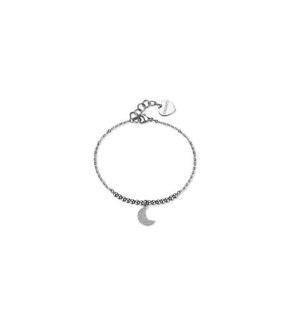 Cavigliera Gioielli S\'agapò Witch in acciaio con luna SWH22