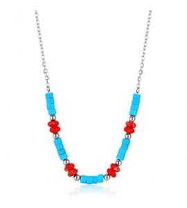 Collana donna gioielli Sagapò Glint in acciaio con petre sintetiche sgi09