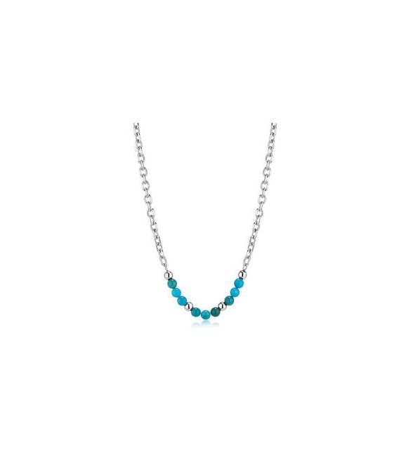 Collana Uomo Gioielli S\'agapò Riot in acciaio e apatite srt04