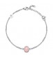 Bracciale Gioielli Brosway Essential in acciaio con quarzo rosa BNL141