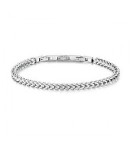 Bracciale Gioielli Brosway Riptide in acciaio maglia spiga quadrata BTD042