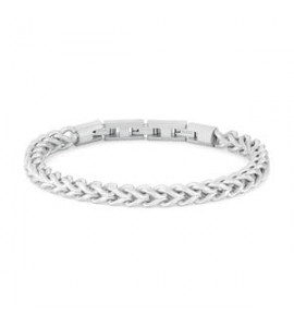 Bracciale Gioielli Brosway Riptide in acciaio maglia spiga quadrata satinata BTD041