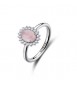 Anello Kate Gioielli Fancy by Brosway in argento ovale quarzo rosa misura 14 fvp124c
