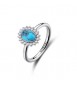 Anello Kate Gioielli Fancy by Brosway in argento turchese ovale misura 14 fcl123c