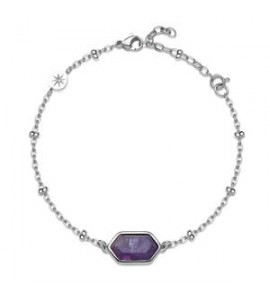Bracciale Gioielli Brosway Essential in acciaio con ametista BNL137
