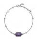 Bracciale Gioielli Brosway Essential in acciaio con ametista BNL137