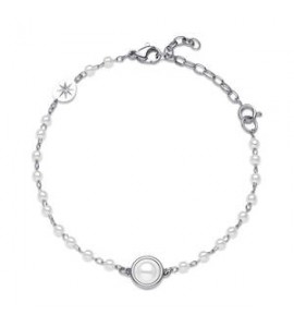 Bracciale Gioielli Brosway Essential in acciaio con perla di conchiglia BNL135