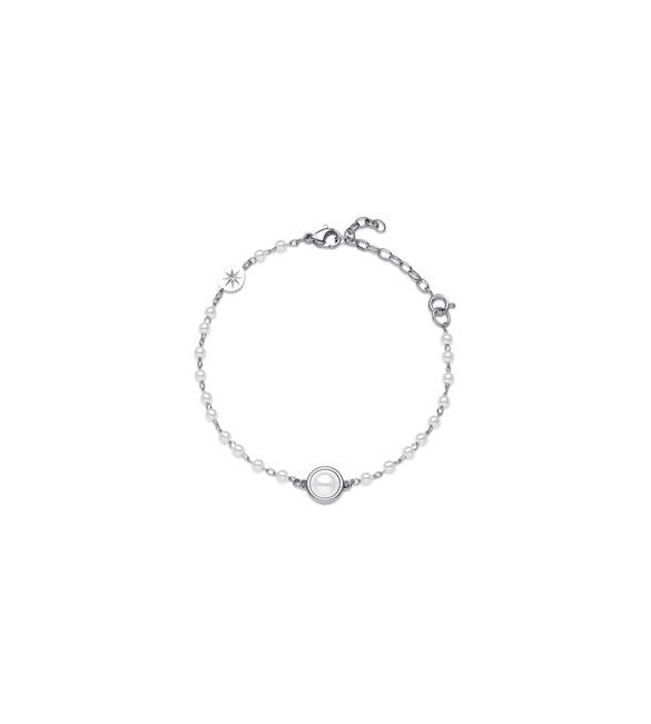 Bracciale Gioielli Brosway Essential in acciaio con perla di conchiglia BNL135