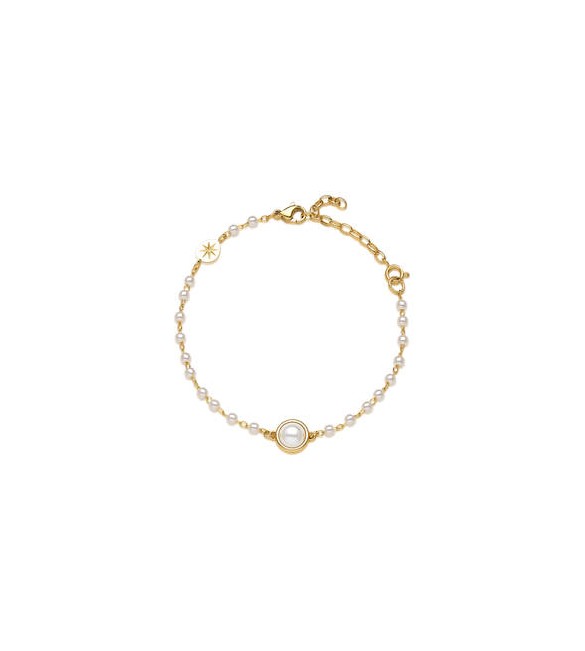 Bracciale Gioielli Brosway Essential in acciaio dorato con perla di conchiglia BNL136