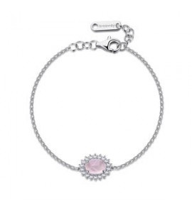 Bracciale Kate Donna Gioielli Fancy by Brosway in argento quarzo rosa FVP122