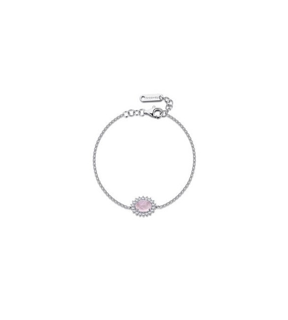Bracciale Kate Donna Gioielli Fancy by Brosway in argento quarzo rosa FVP122