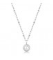 Collana Gioielli Brosway Essential in acciaio con perla di conchiglia cm 45 BNL133