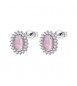 Orecchini Kate Donna Gioielli Fancy by Brosway in argento quarzo rosa fvp123