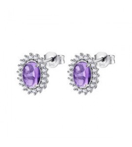 Orecchini Kate Gioielli Fancy by Brosway in argento ametista FMP129