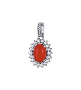 Pendente Kate Gioielli Fancy by Brosway in argento agata rossa FPR137