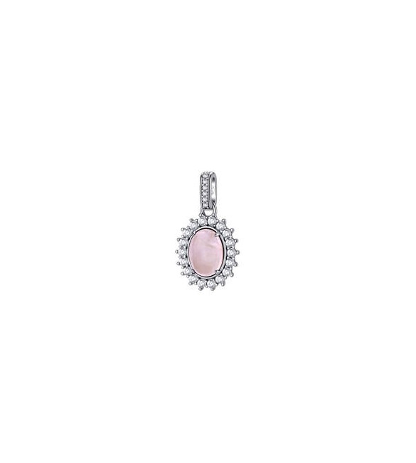 Pendente Kate Gioielli Fancy by Brosway in argento zircone quarzo rosa fvp121
